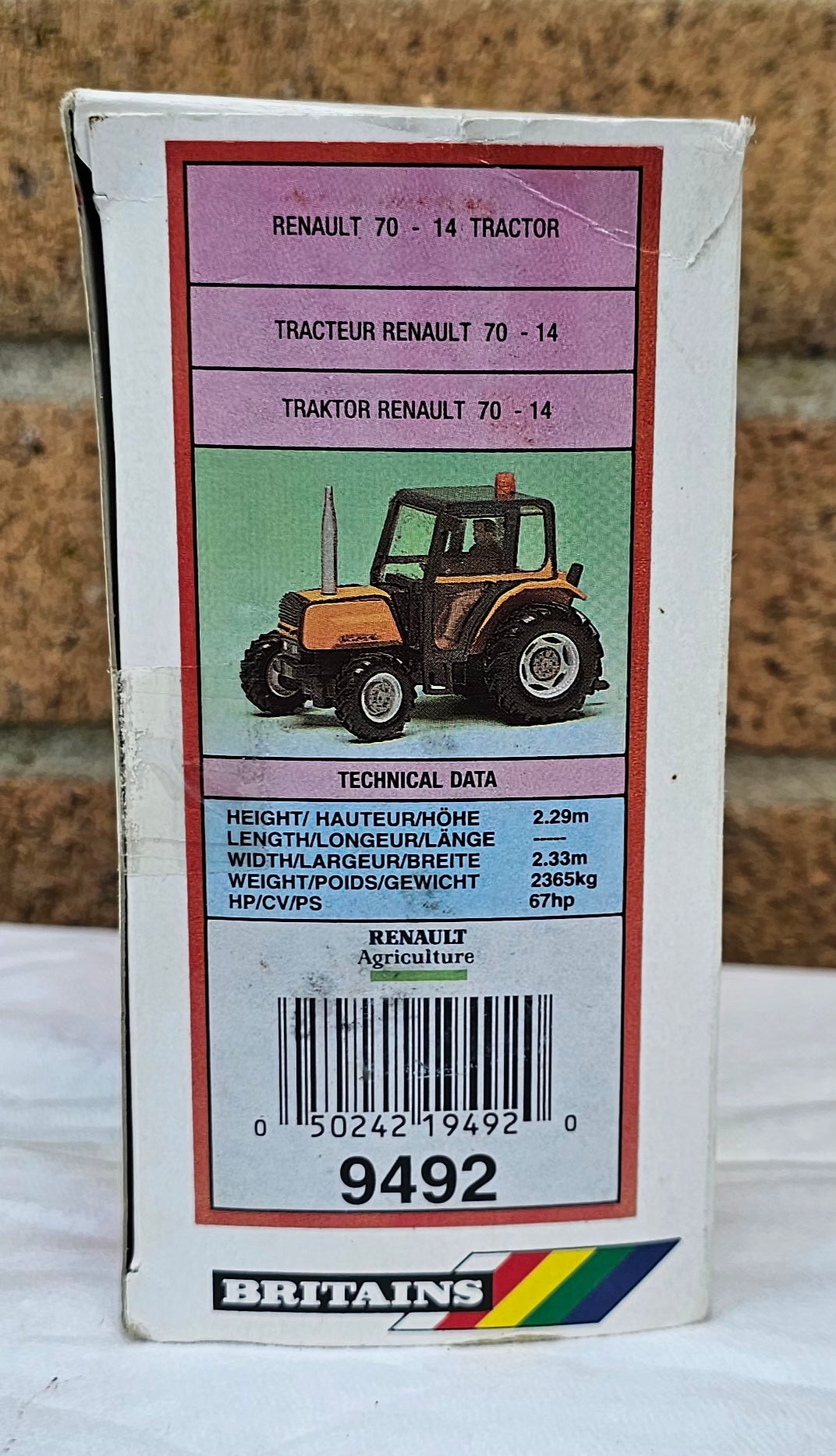 Britains Renault 70-14 Tractor 9492