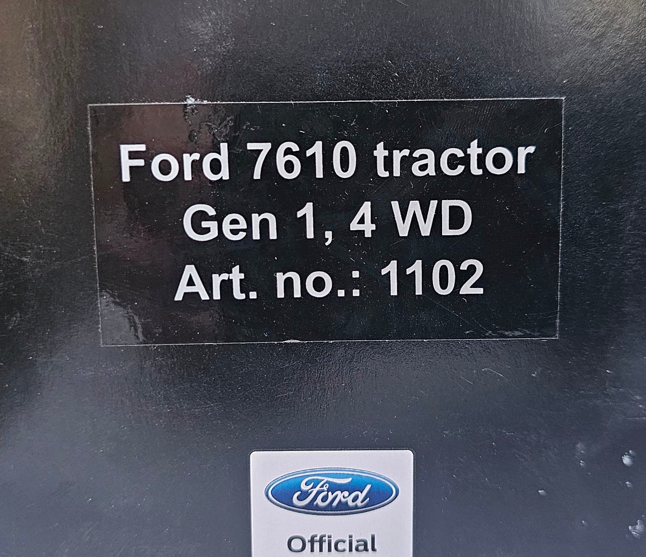 Marge Models Ford 7610 Tractor Gen 1 4WD 1102