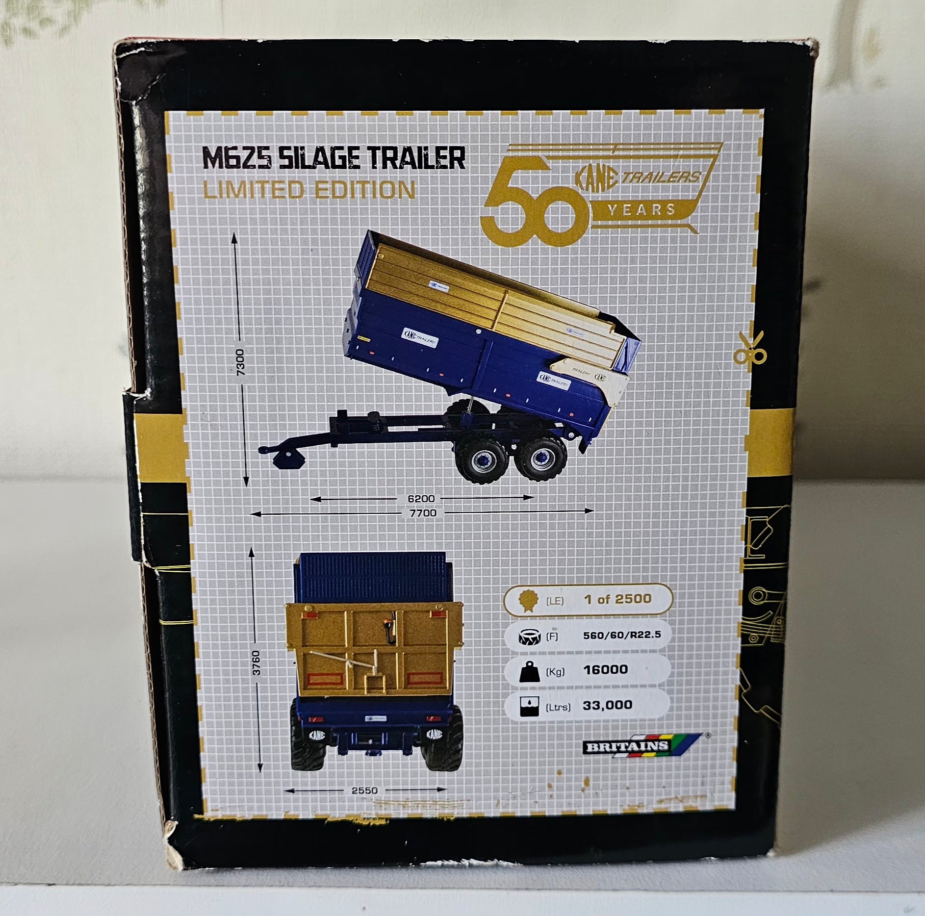 Britains Kane Silage Trailer 50th Anniversary 43219