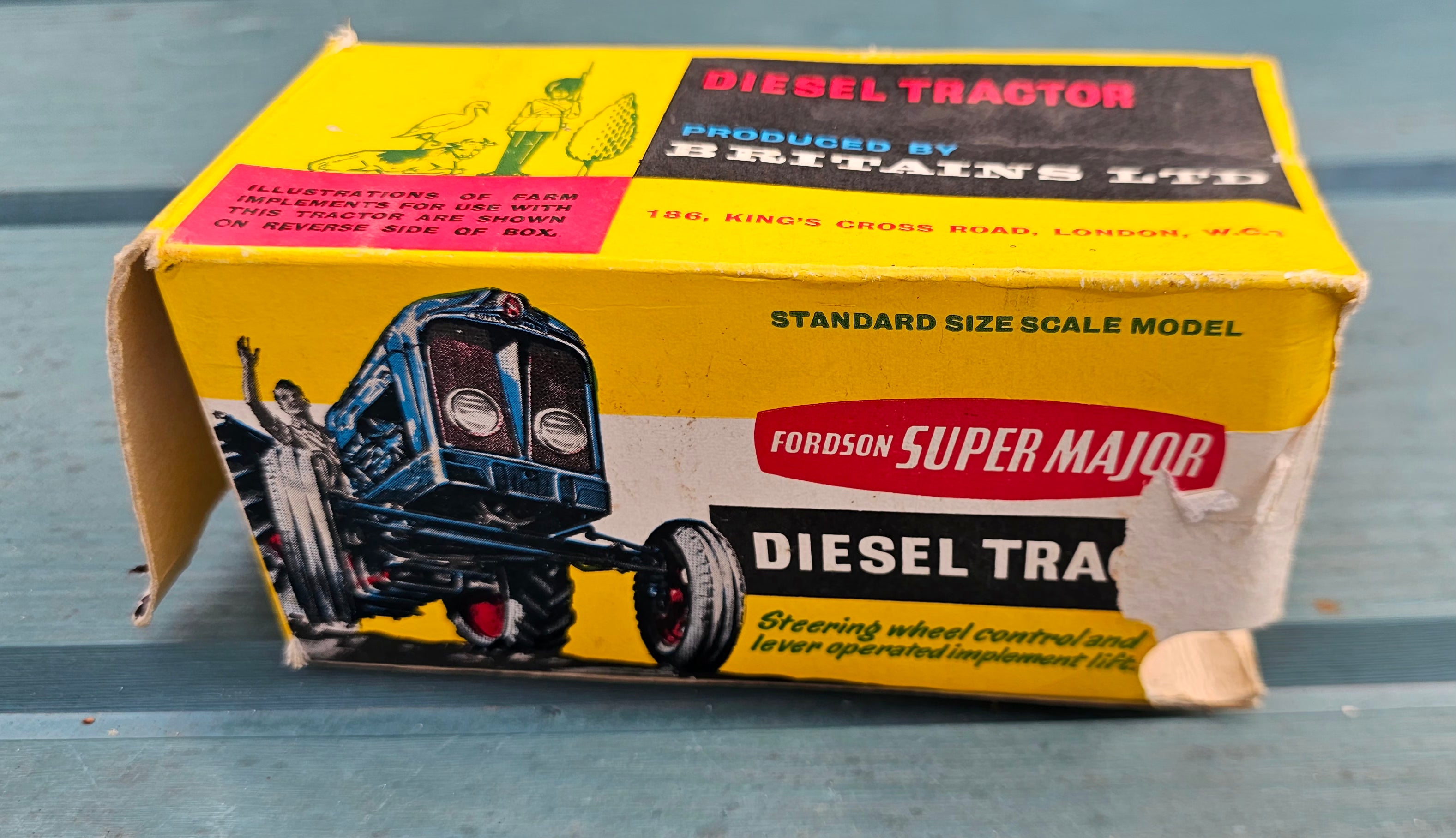 Britains Fordson Major With Spaded Lug Wheels
