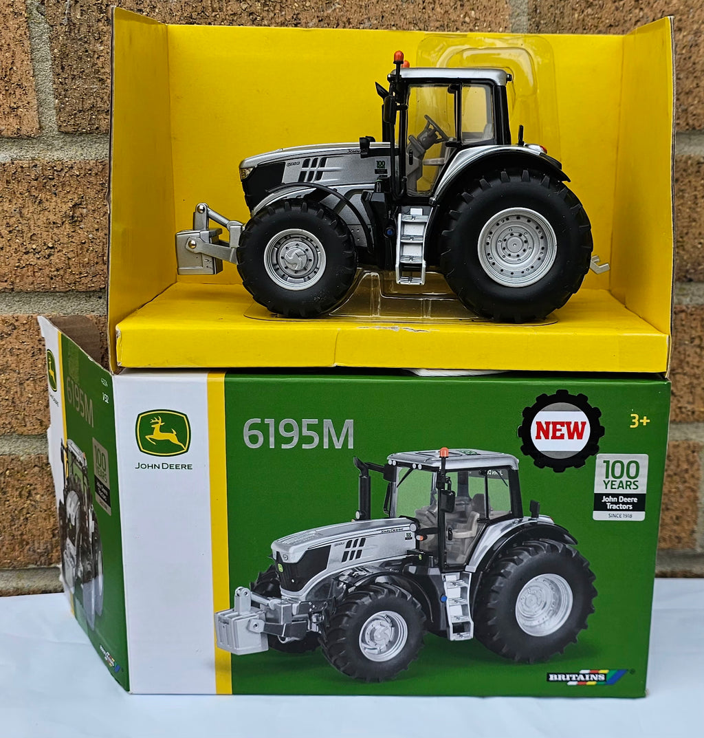 Britains John Deere 6195M Silver Limited Edition 43224