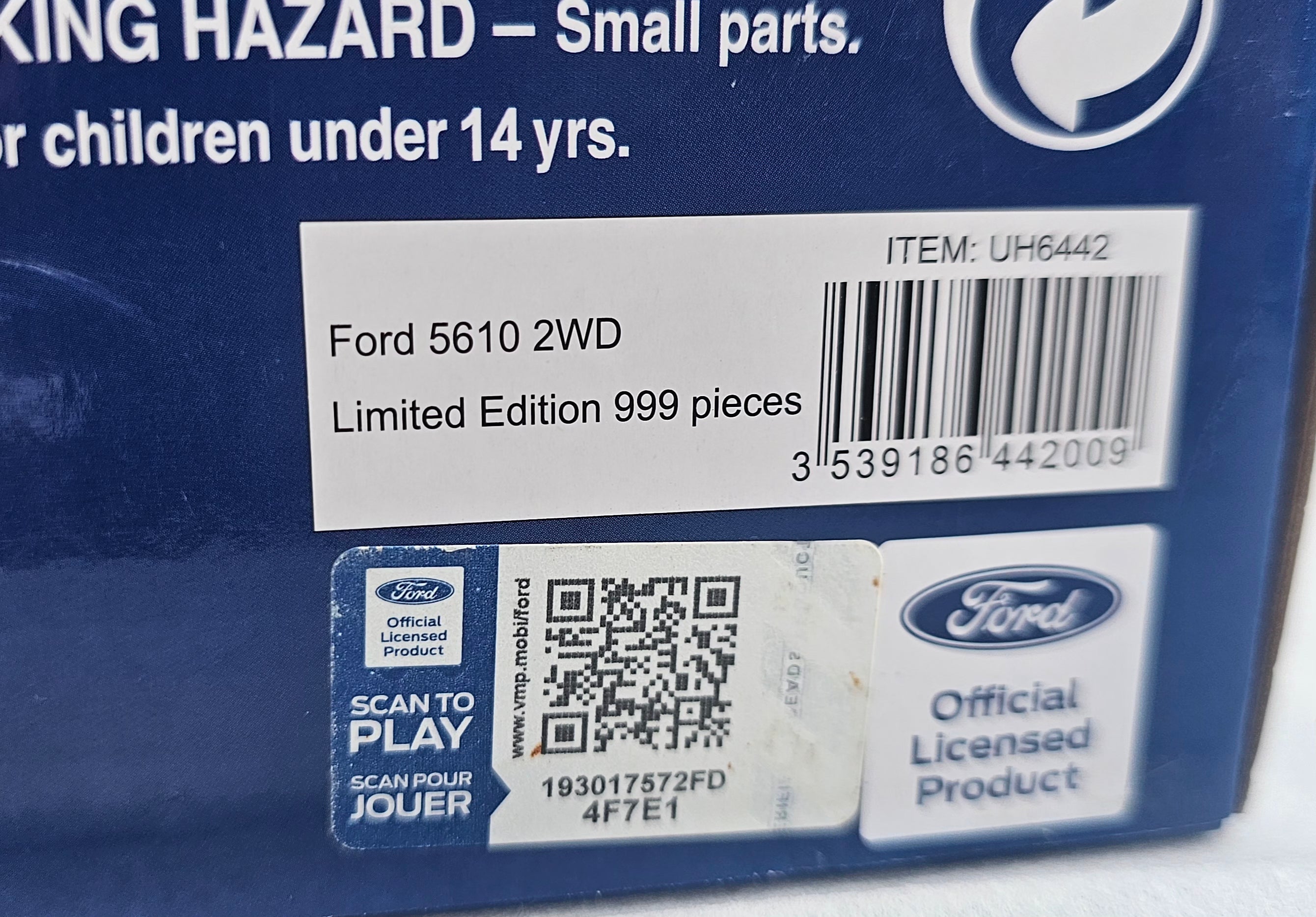 Universal Hobbies Ford 5610 Tractor 2WD Gen 1 Limited 999 UH6442