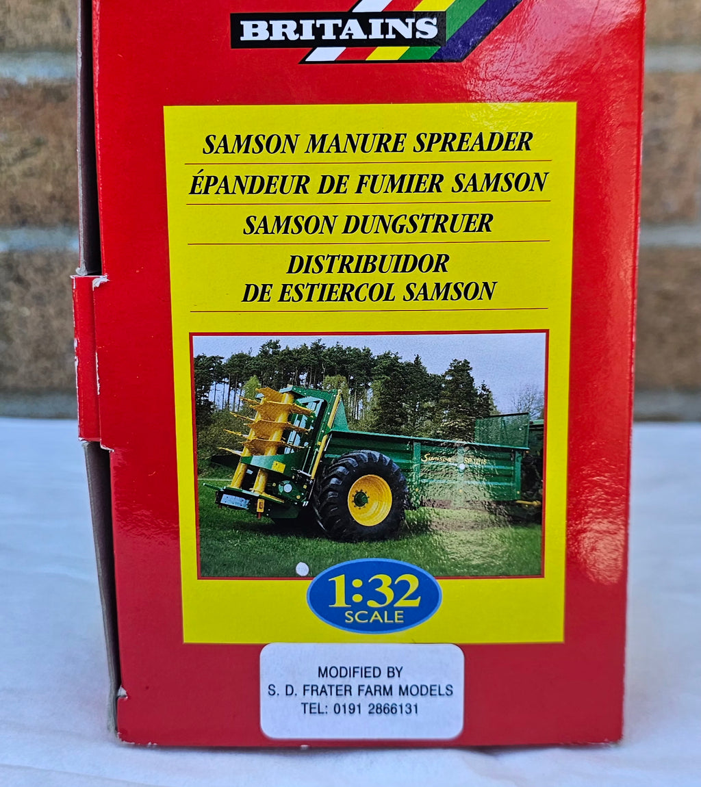 Britains West Conversion Manure Spreader S.D.FRATER