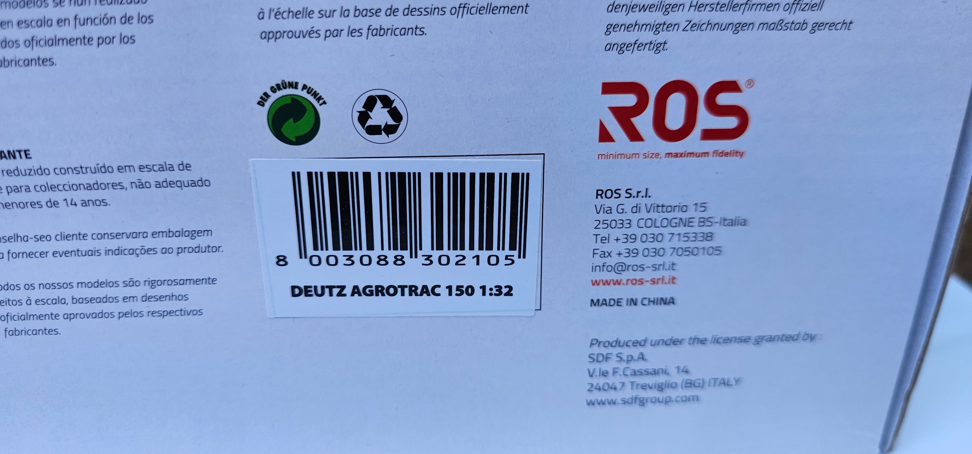 ROS Deutz-Fahr AgroTrav 150 Tractor