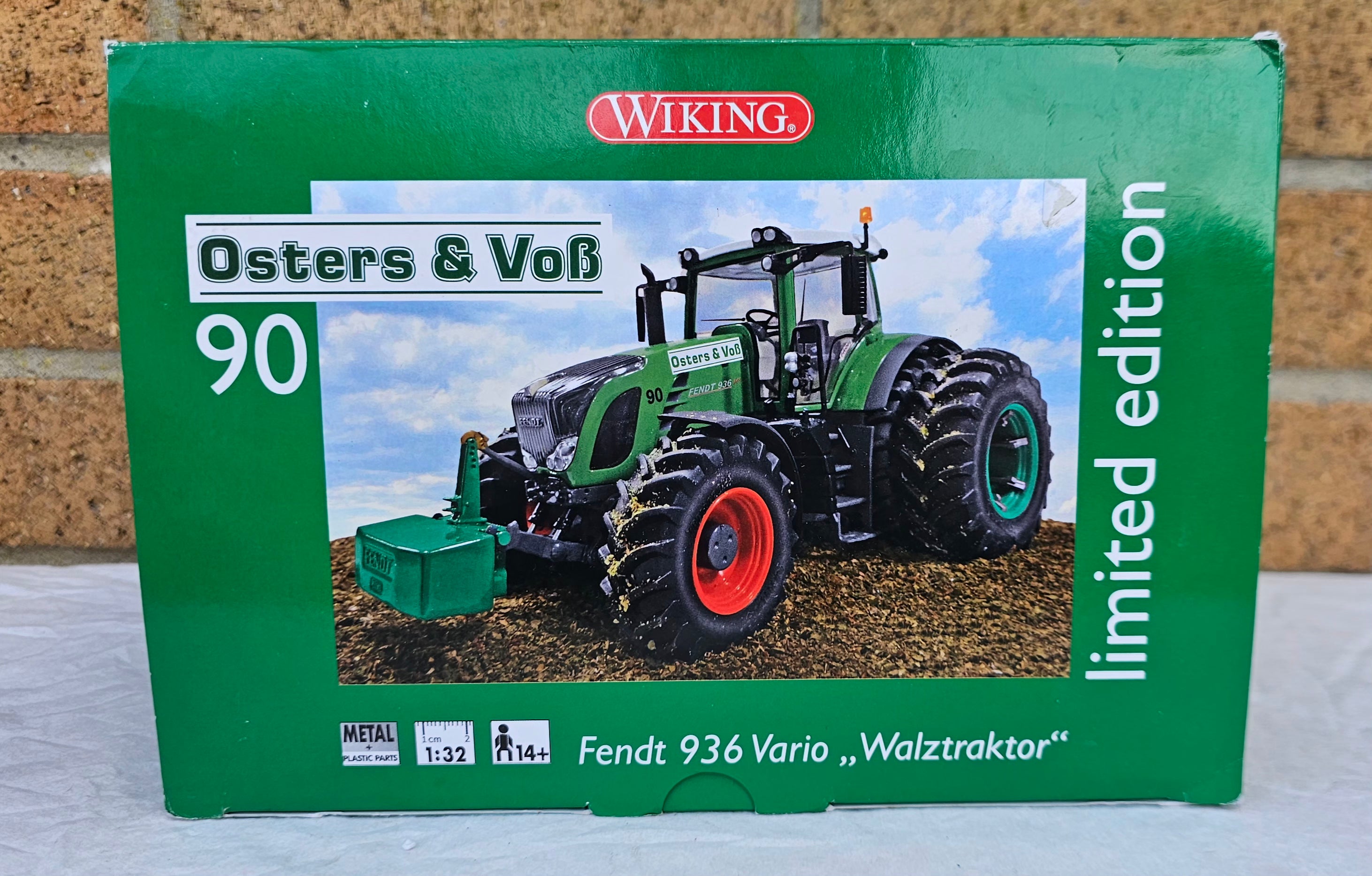 Wiking Fendt 936 Tractor Vario Osters & VOB