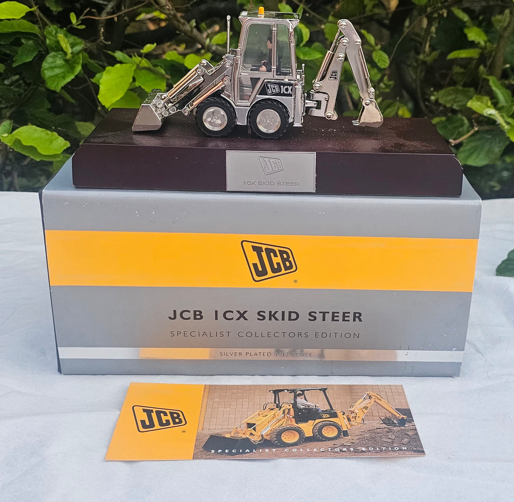 Britains JCB 1CX Skid Steer Chrome Specialist Collectors Item 40573