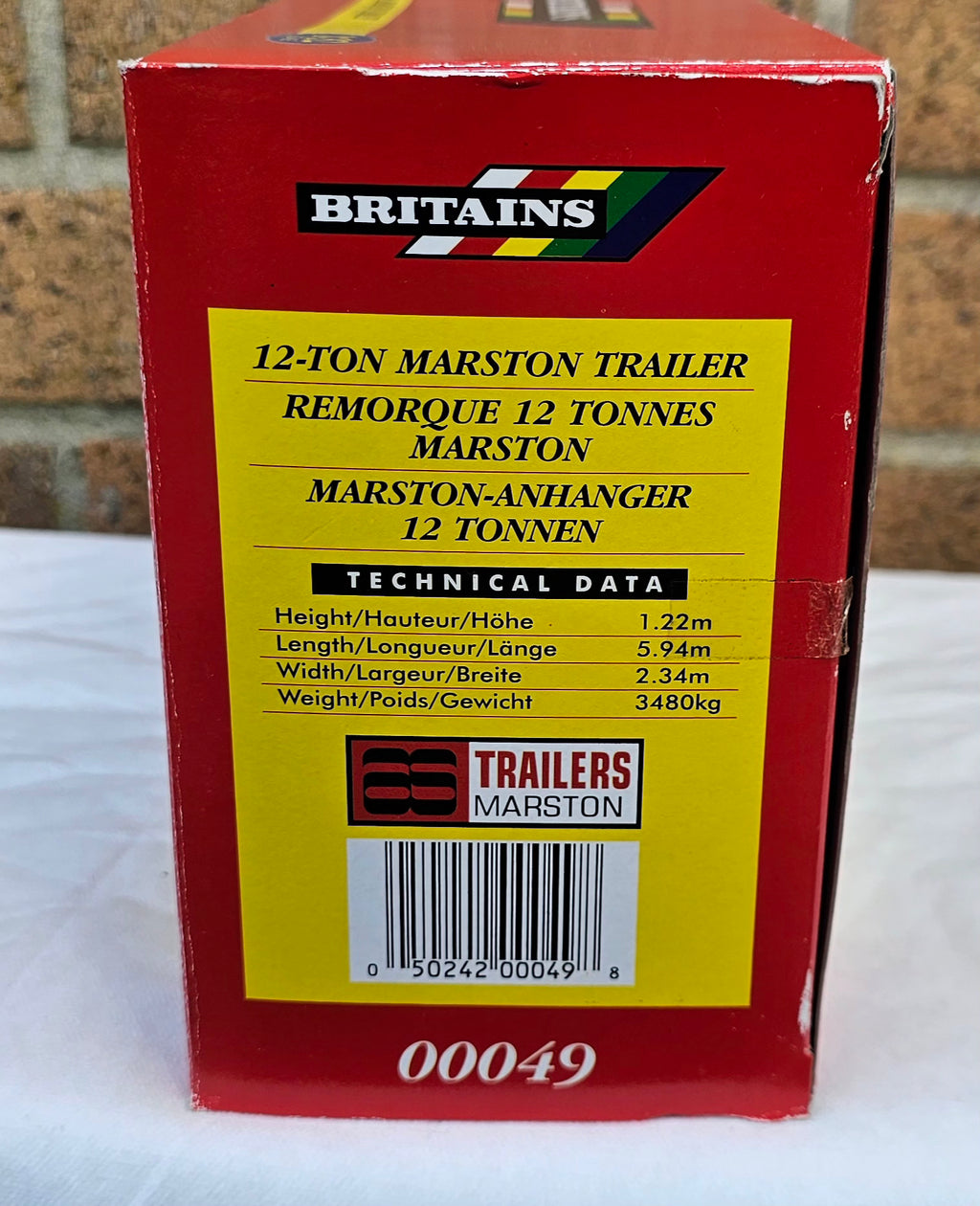 Britains 12 Ton Marston Trailer 00049