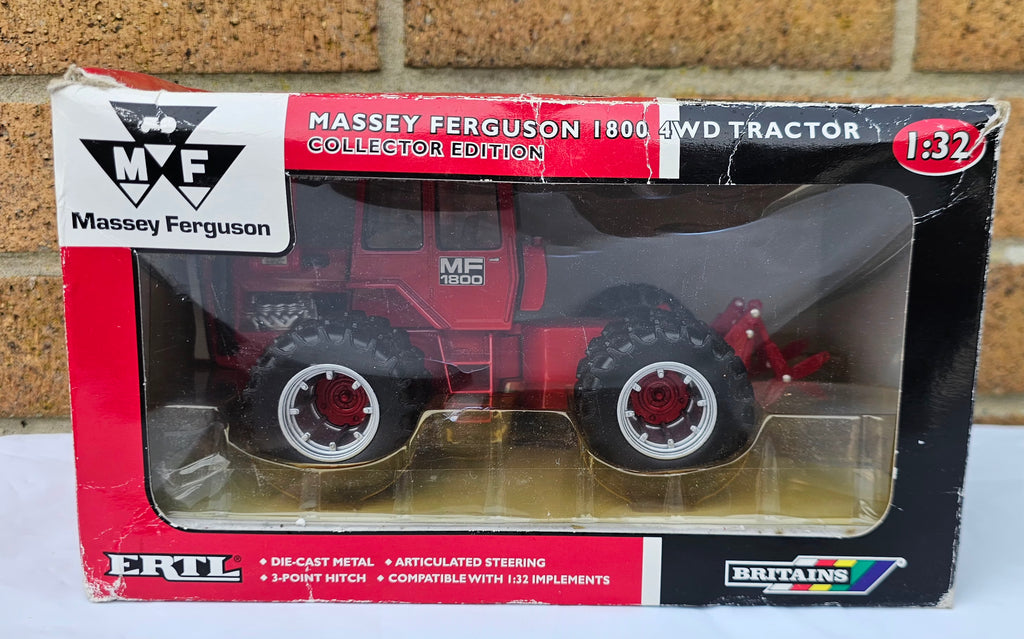 Britains Ertl MF1800 Massey Ferguson 4wd Tractor 13451A