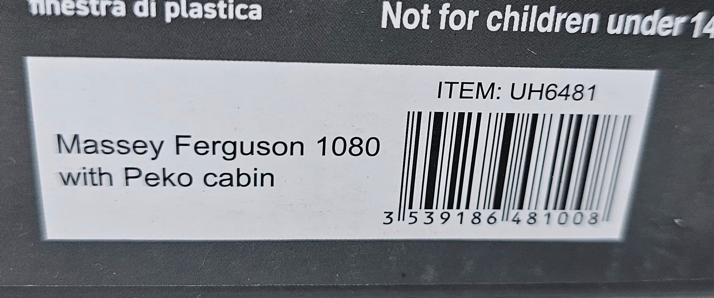 Universal Hobbies Massey Ferguson 1080 Tractor With Peko Cabin UH6481