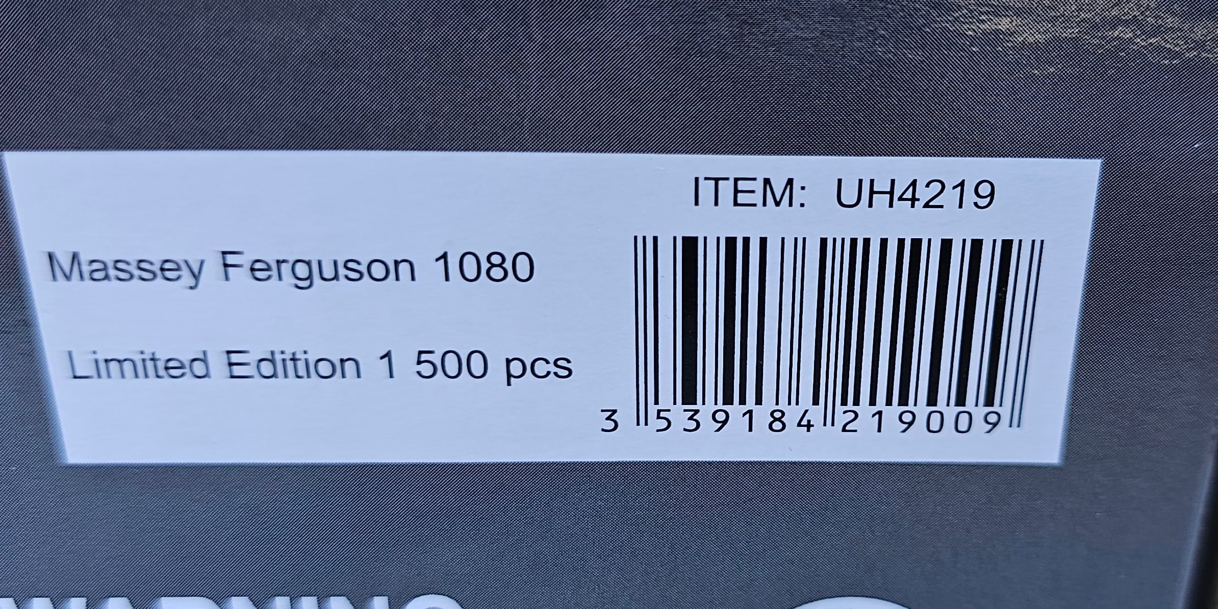 Universal Hobbies Massey Ferguson MF 1080 2WD HMT Panningen UH4219