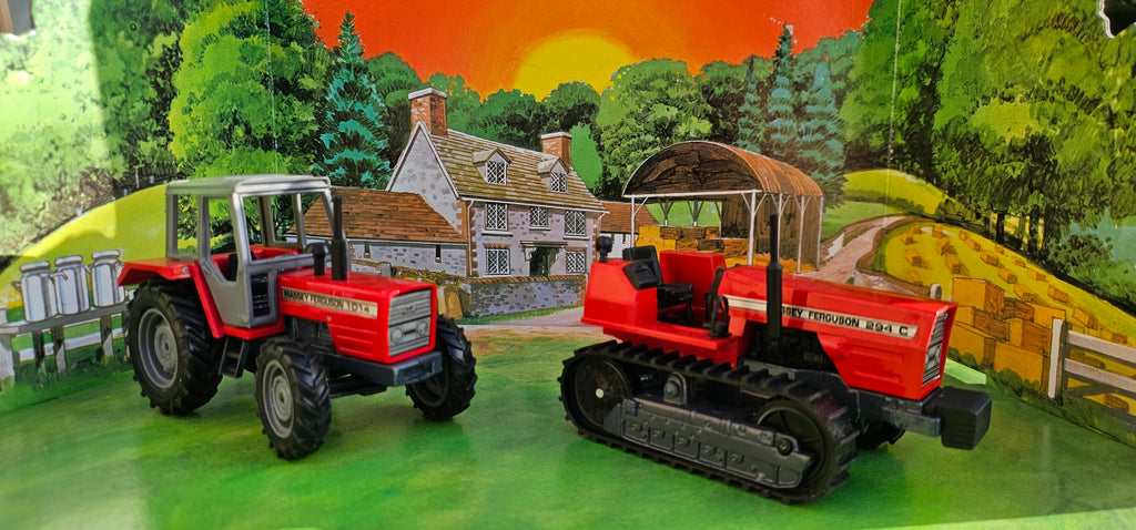 Ros Massey Ferguson 294c Crawler & 1014 Tractor Set
