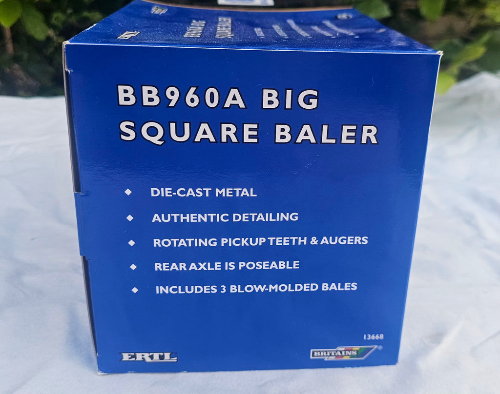 Britains New Holland Big Square Baler BB960A 13668 Dealer Box