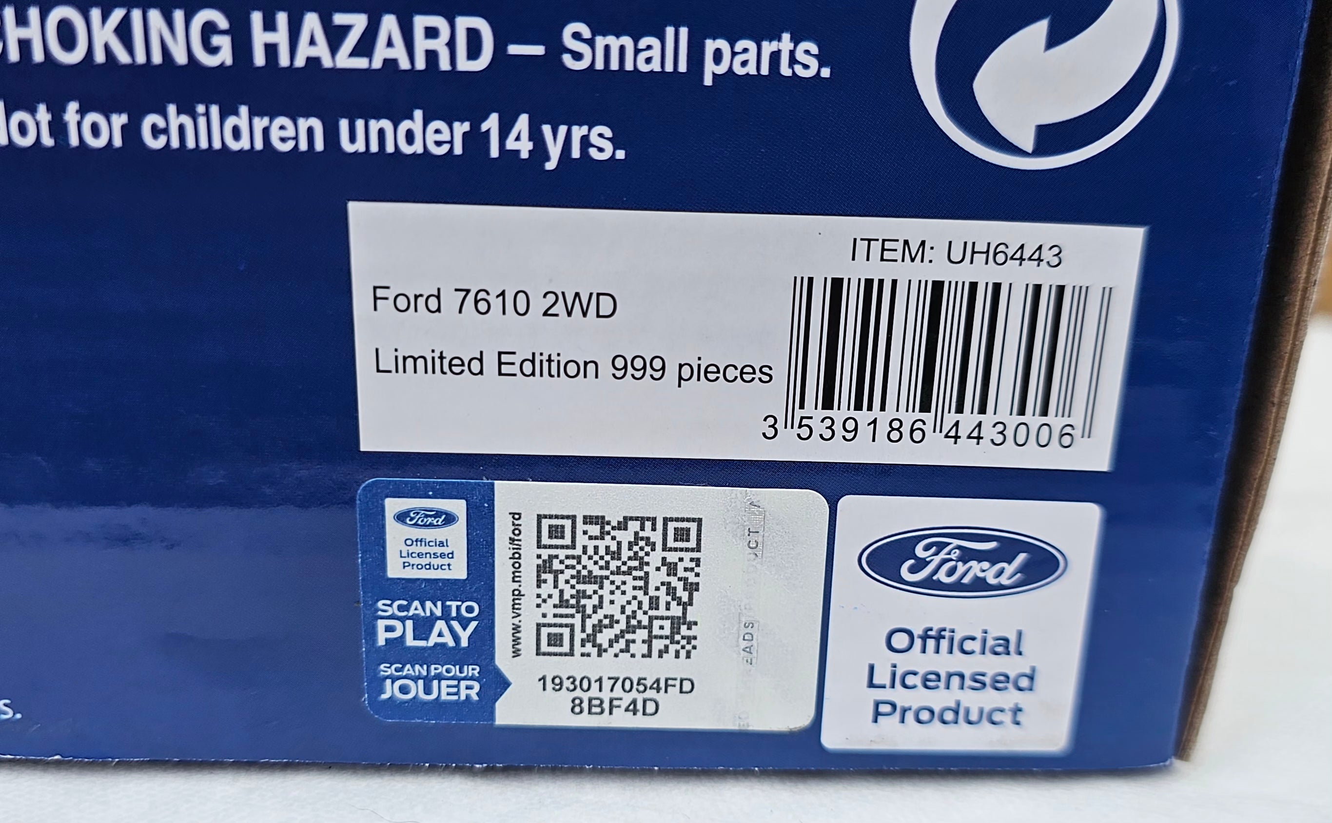Universal Hobbies Ford 7610 Tractor 2WD Gen 1 UH6443