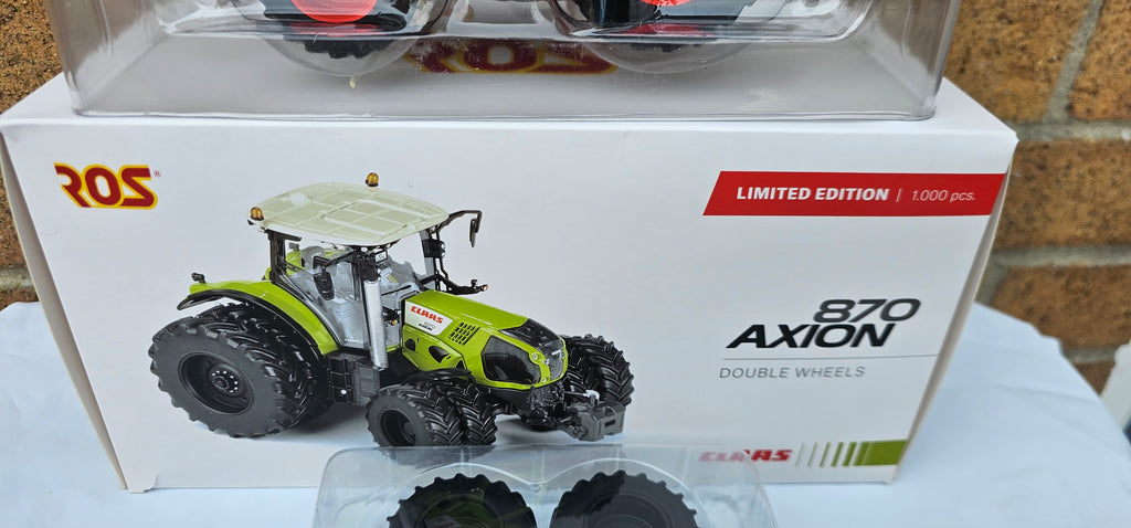 Ros Claas Axion 870 Double Wheels Tractor