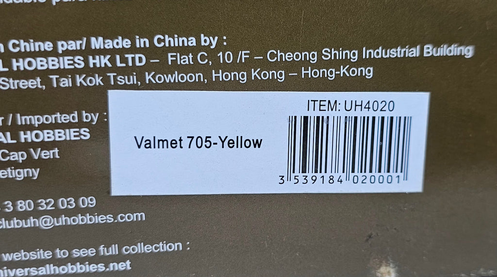 Universal Hobbies Valmet 705 Tractor UH4020