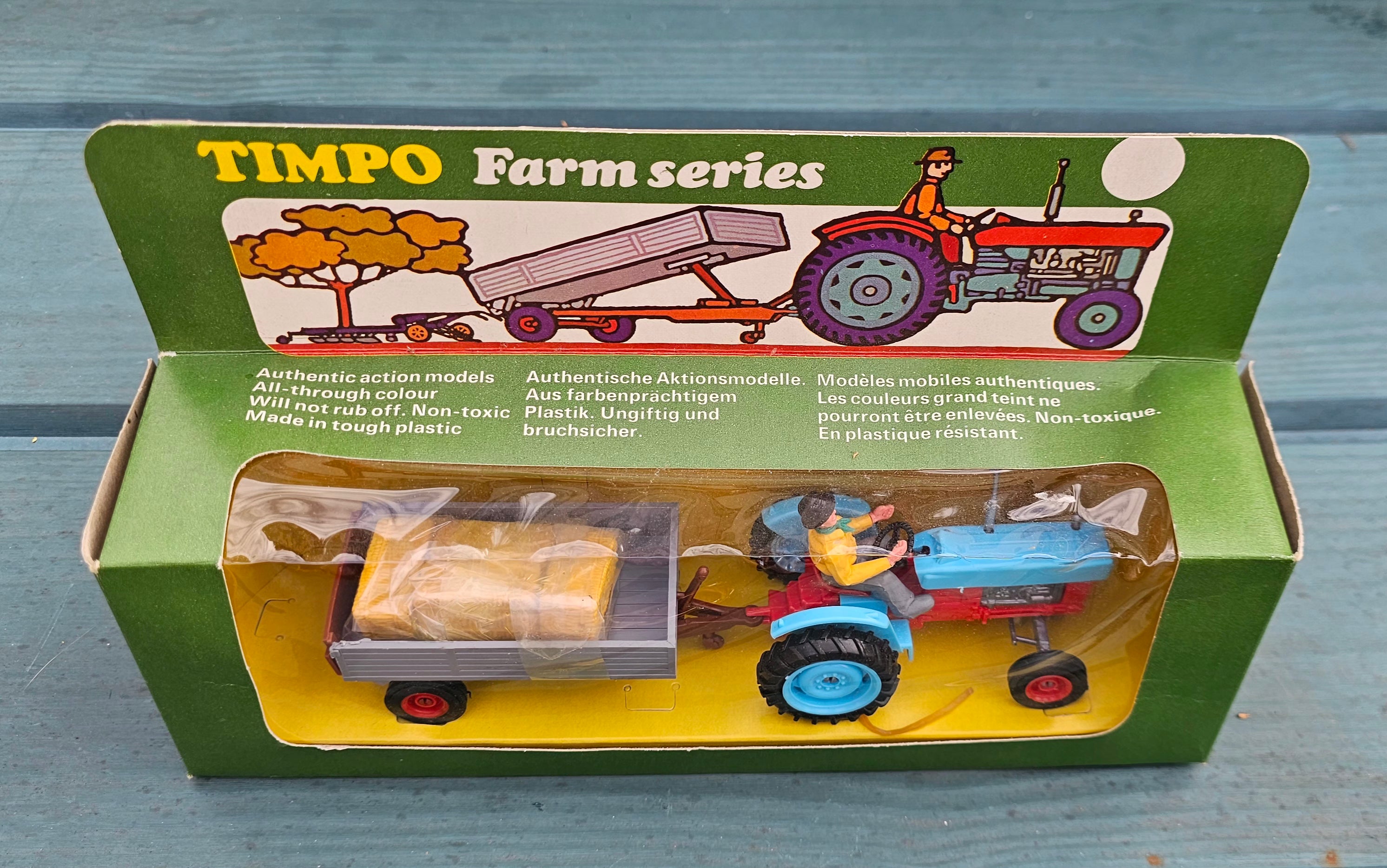 Timpo Ford 5000 Tractor And Trailer Gift Set Ref 171 NOS