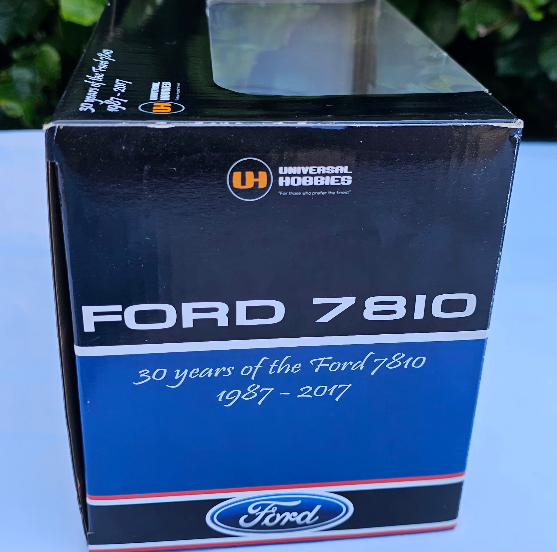 A Universal Hobbies Ford 7810 Tractor Special Edition Chrome UH4983