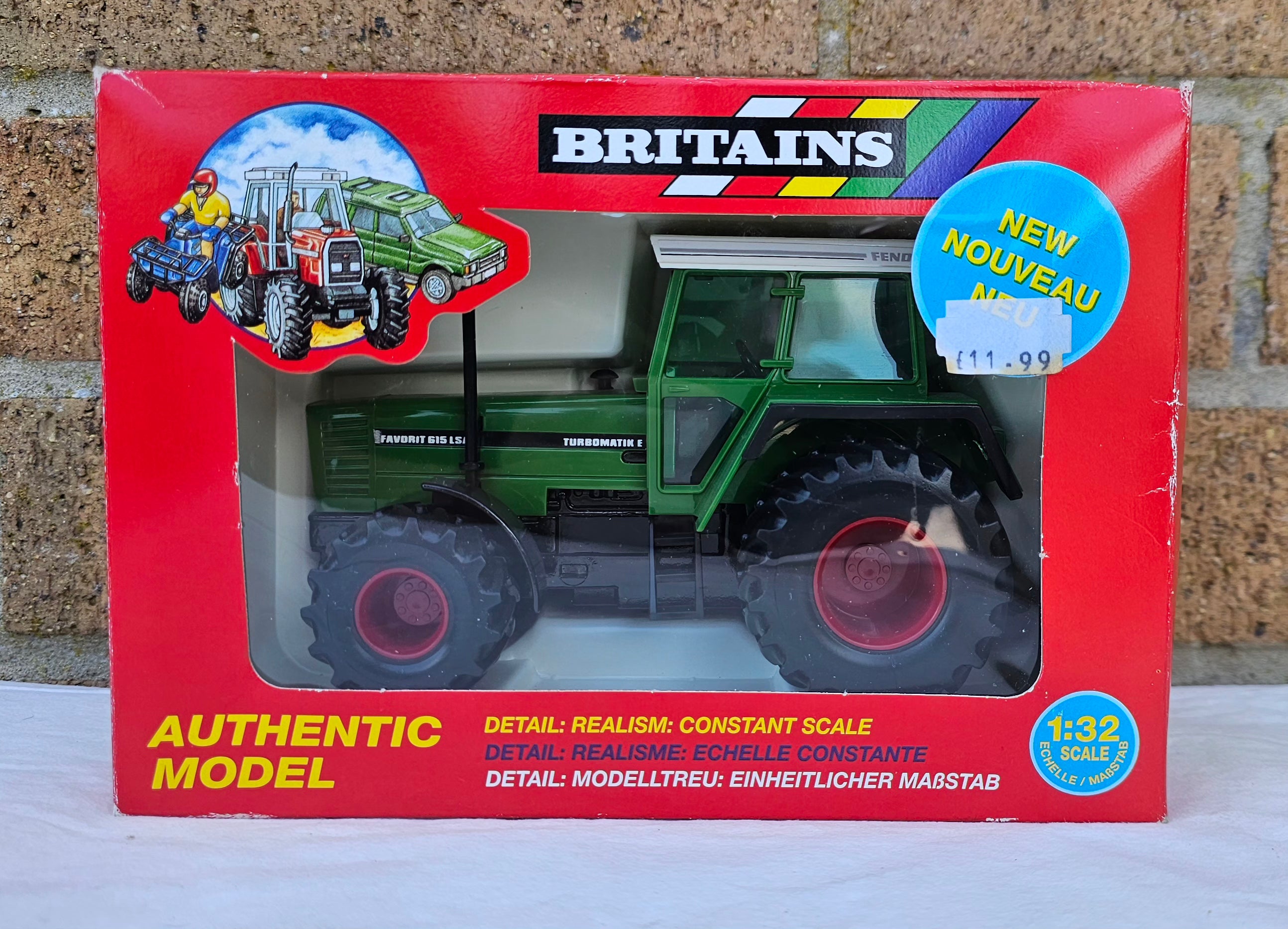 Britains Fendt 615 LSA with Floatation Tyres 9443