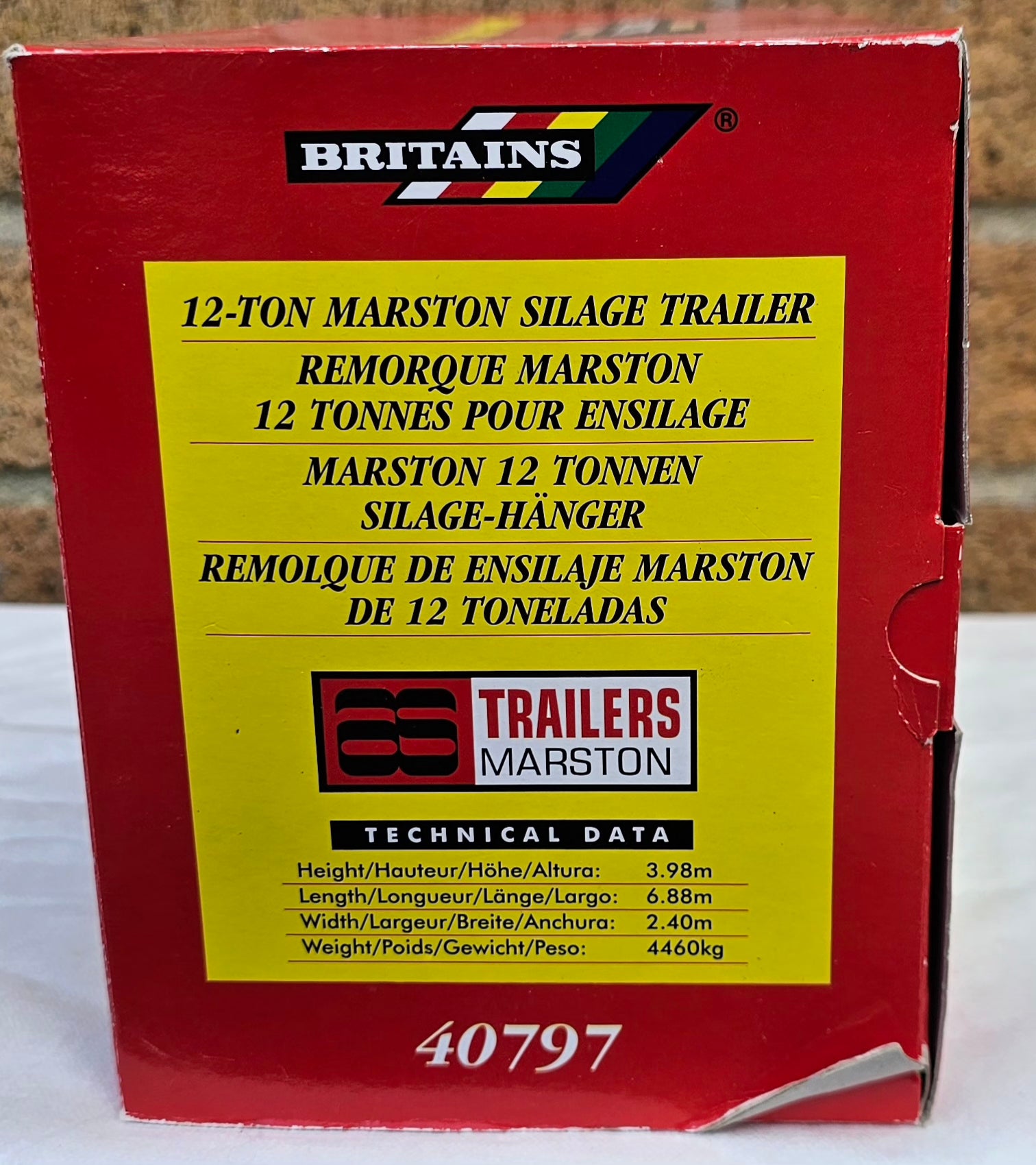 Britains 12 Ton Marston Silage Trailer 40797