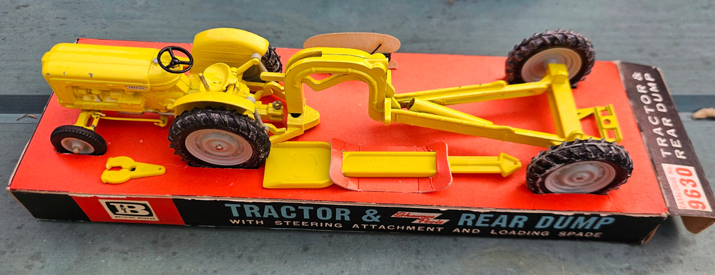 Britains Fordson Major Industrial Tractor And Shawnee Poole Rear Dump Trailer 9630