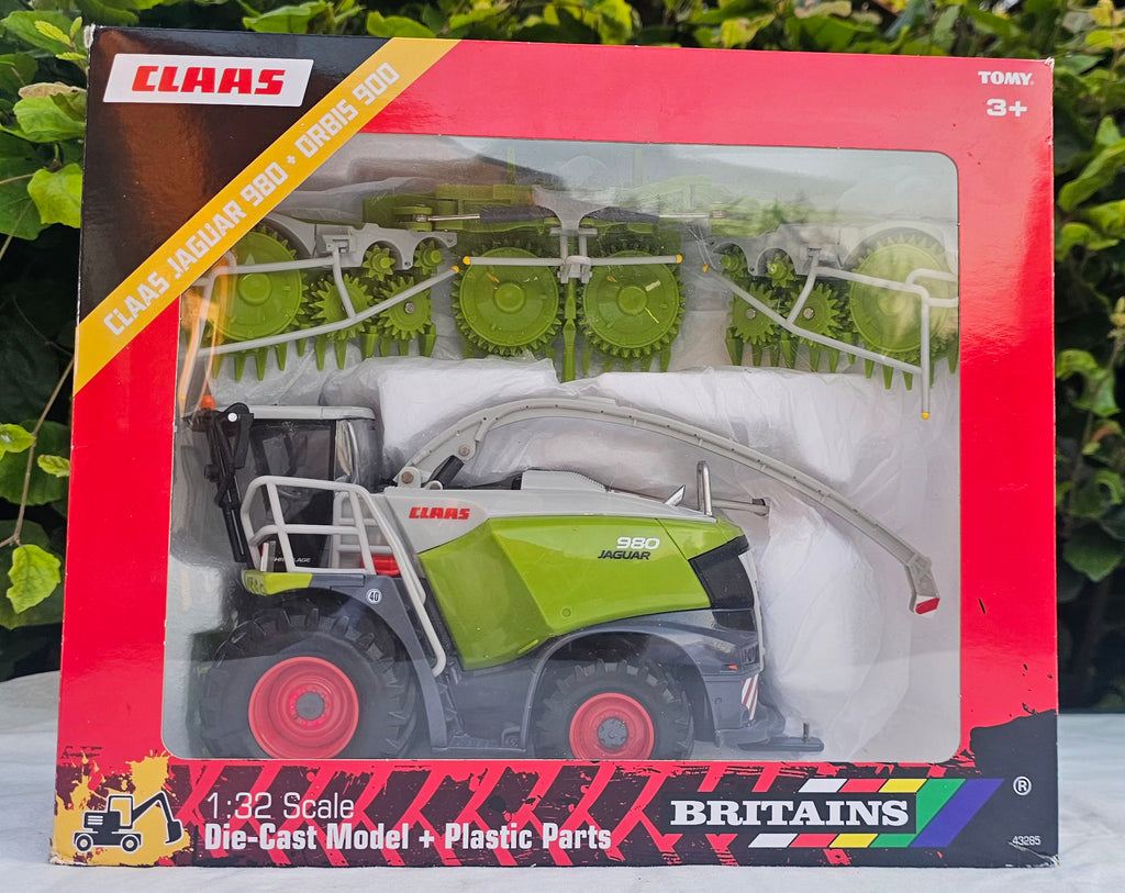 Britains Claas Jaguar 980 & Orbis 900 Forager