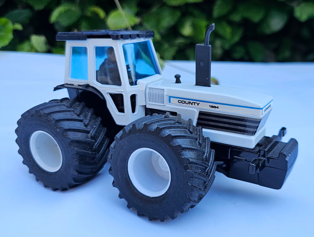 Britains County 1884 Tractor On Floatation Wheels Conversion