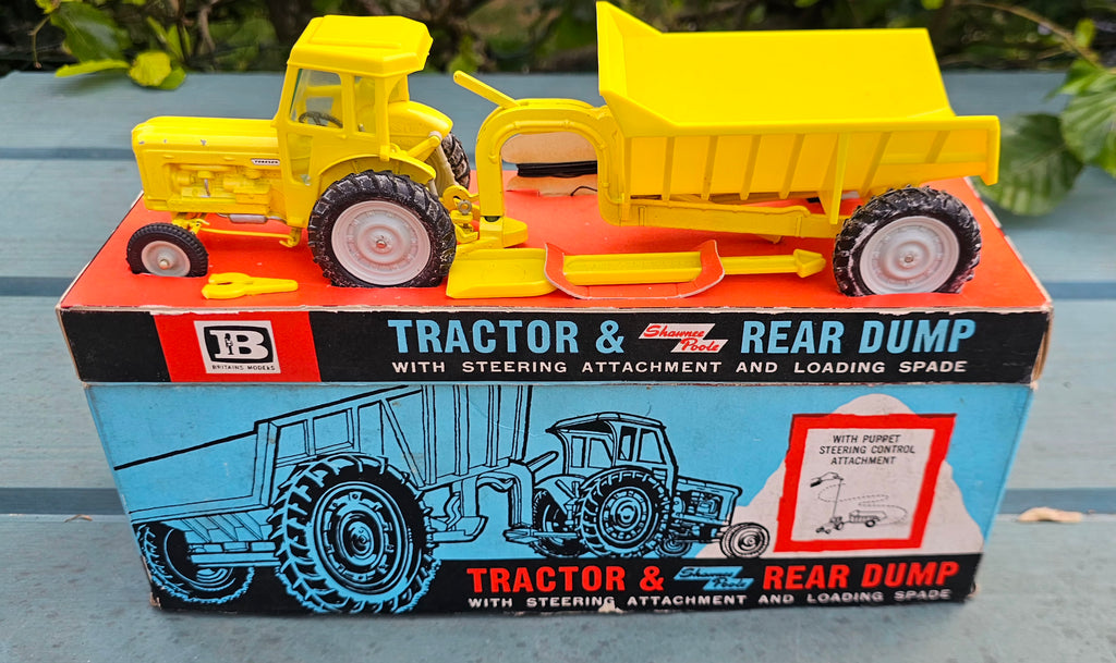 Britains Fordson Major Industrial Tractor And Shawnee Poole Rear Dump Trailer 9630