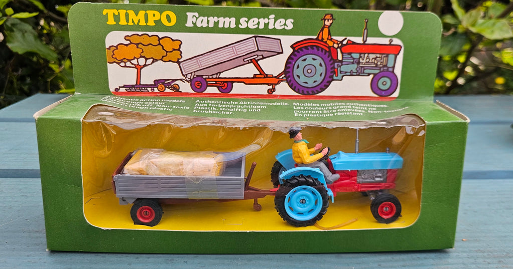 Timpo Ford 5000 Tractor And Trailer Gift Set Ref 171 NOS