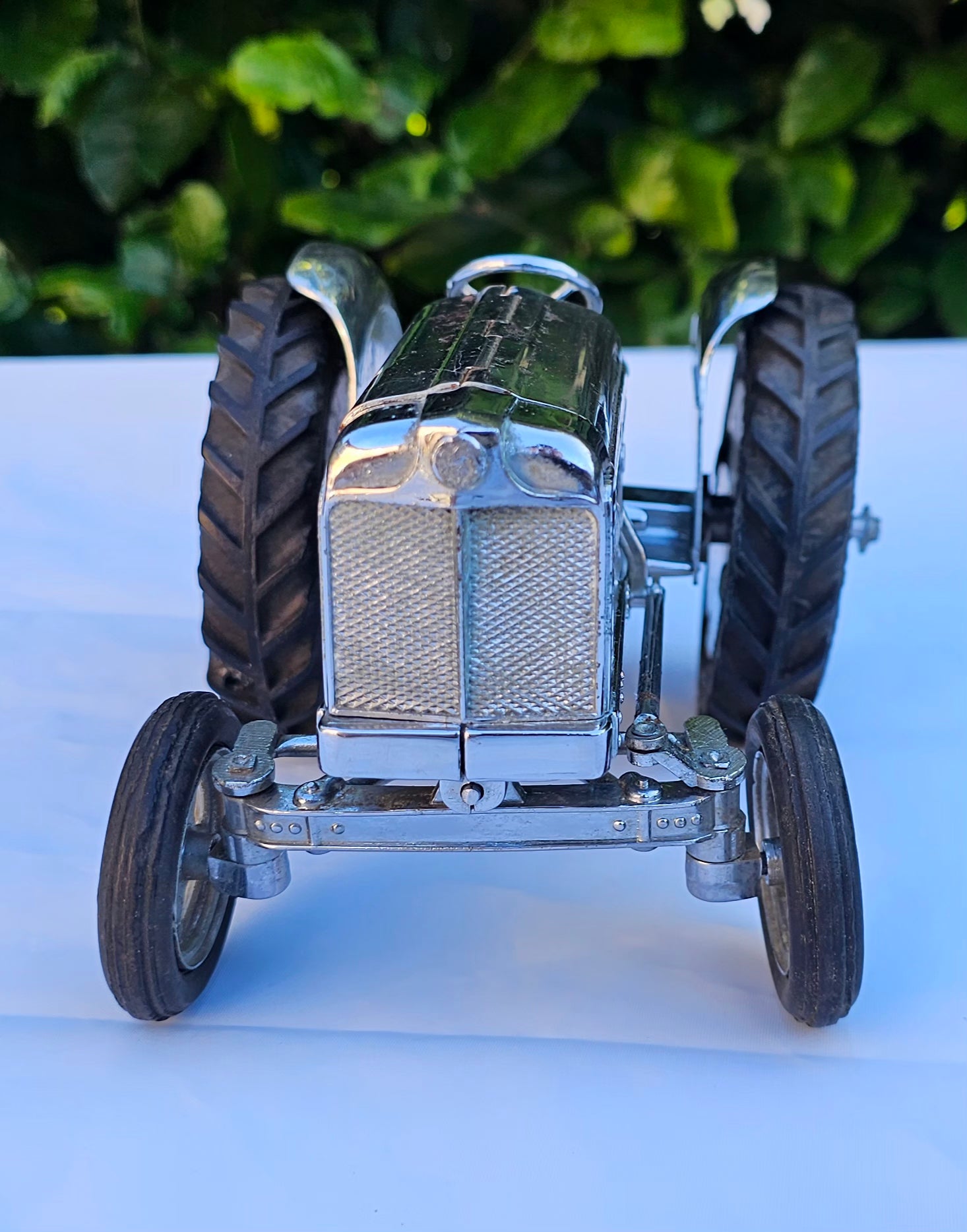 A Chad Valley Fordson Major DDN Tractor Rare Chrome Version