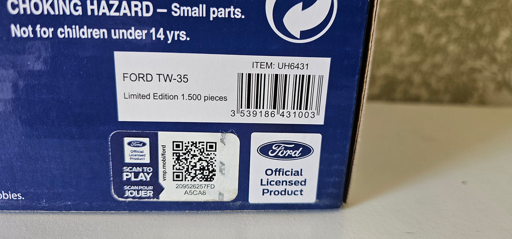 Universal Hobbies Ford TW35 Tractor With Floatation Wheels UH6431