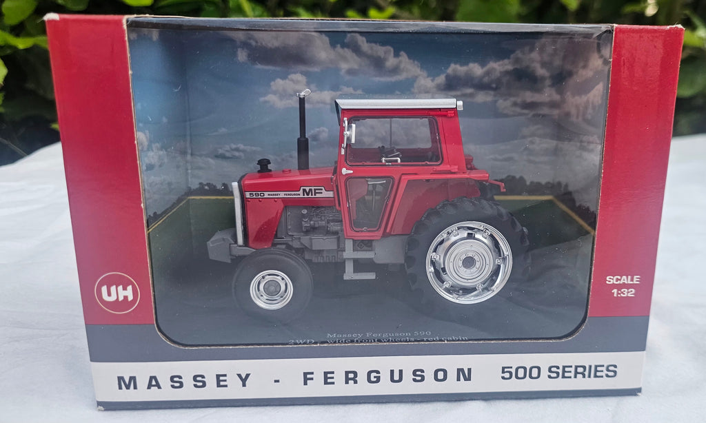 Universal Hobbies Massey Ferguson 590 Tractor 2WD Red Cabin Limited 750 UH6309