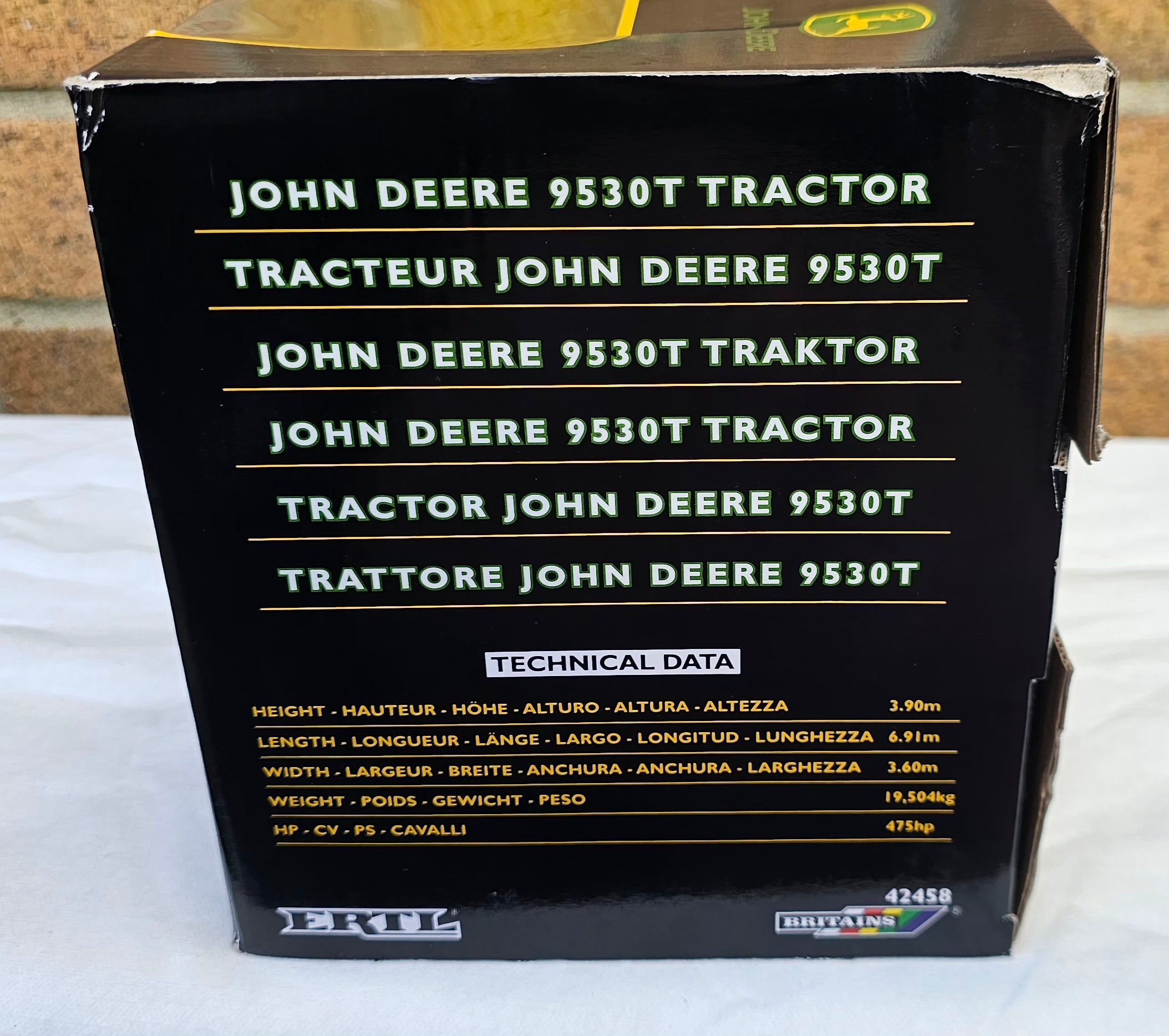 Britains John Deere 9530T Tractor 42458