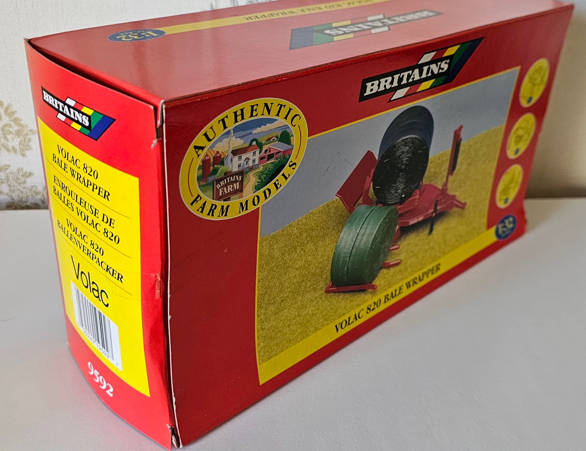Britains Volac 820 Bale Wrapper 9592