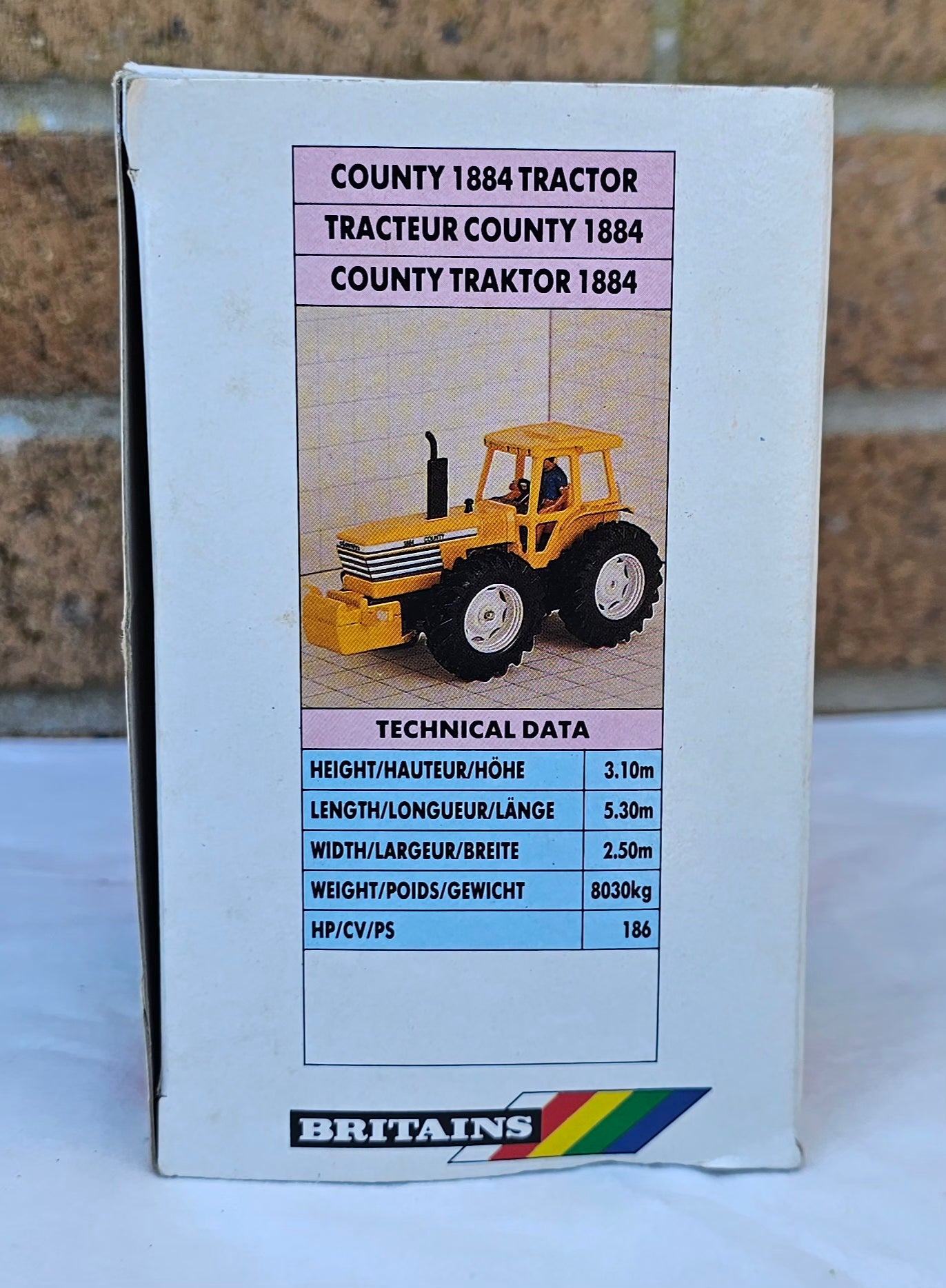 Britains County 1884 Tractor Yellow 9521