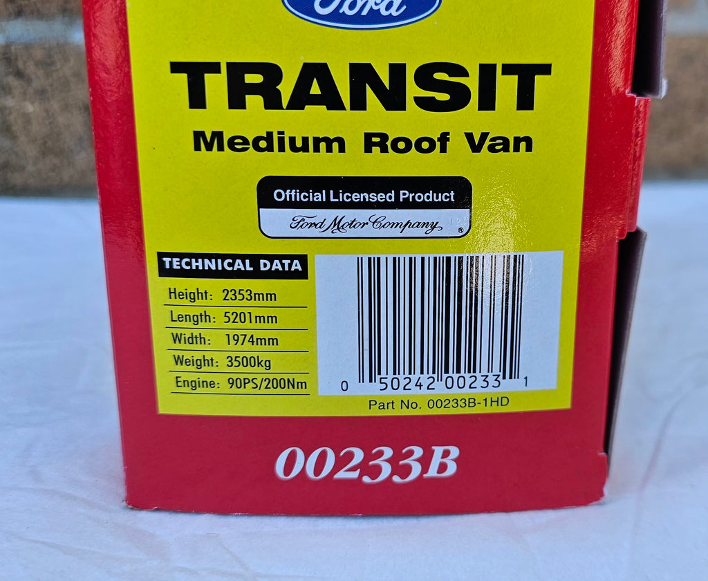 Britains Ford Transit Van Silver 00233B