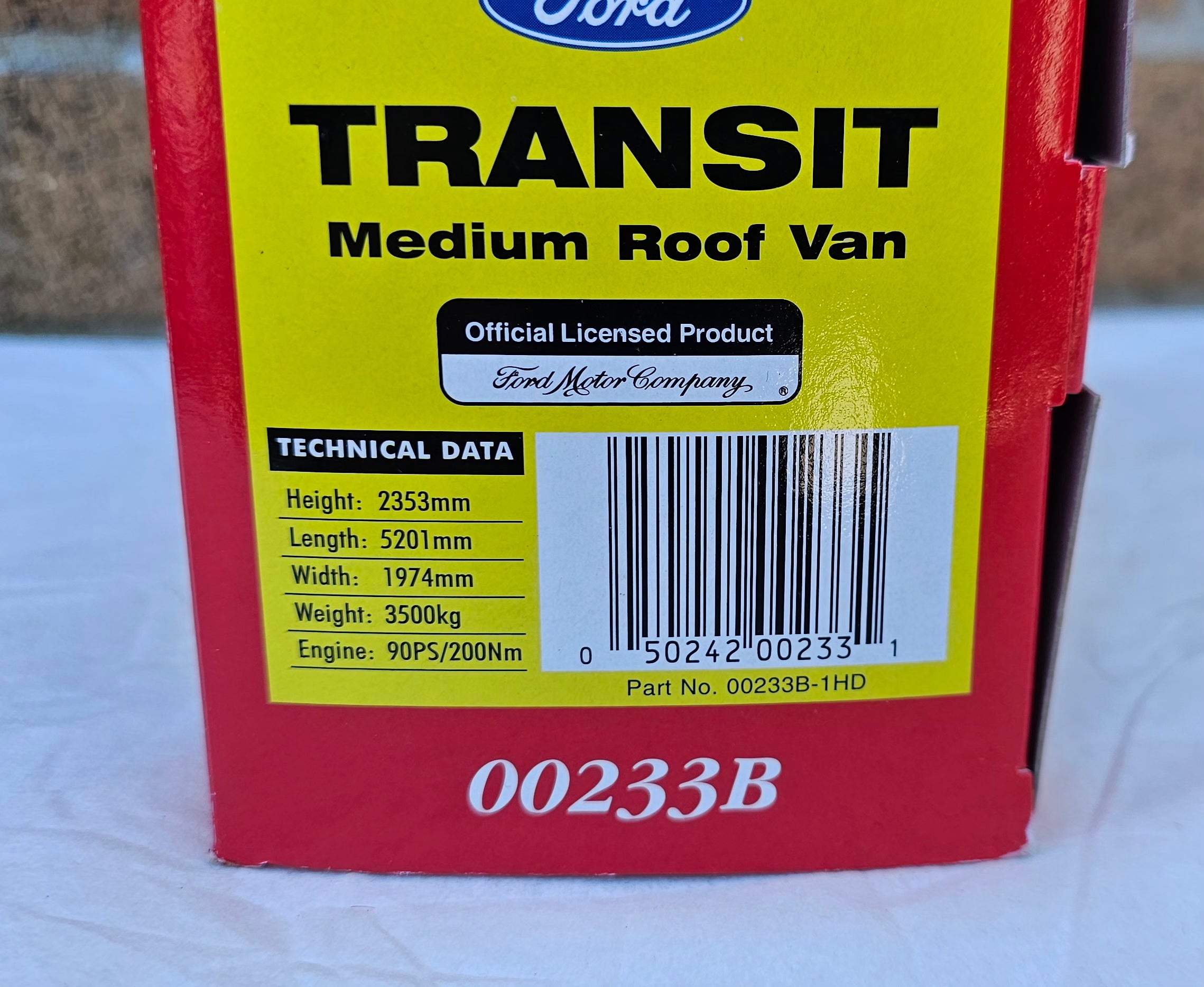 Britains Ford Transit Van Silver 00233B