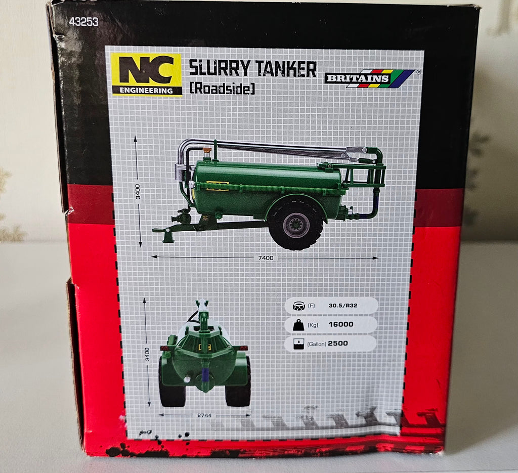 Britains NC Slurry Tanker Green 43253