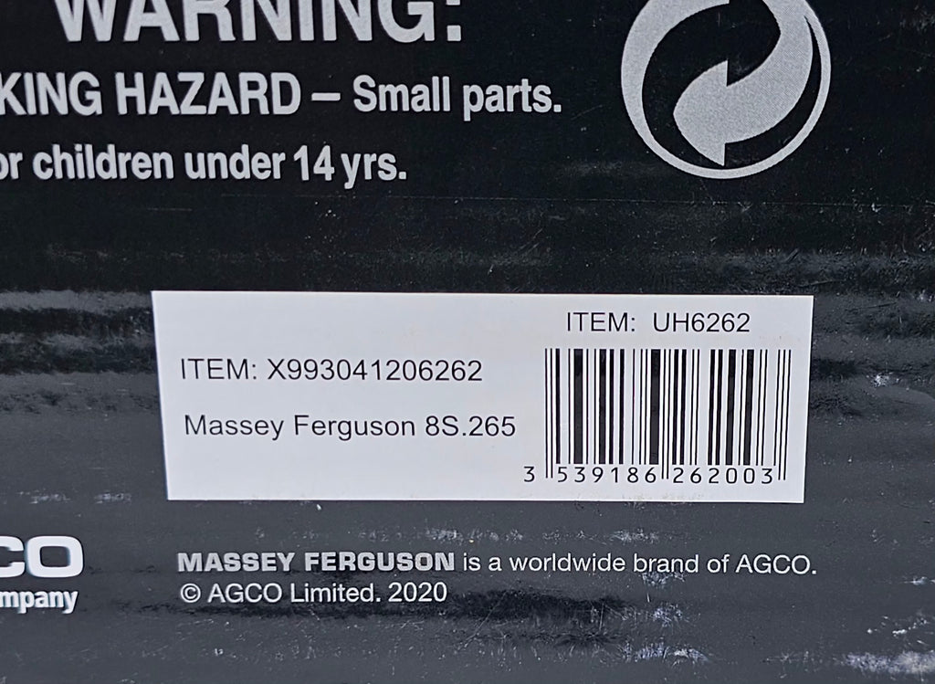 Universal Hobbies Massey Ferguson 8S.265 Tractor UH6262