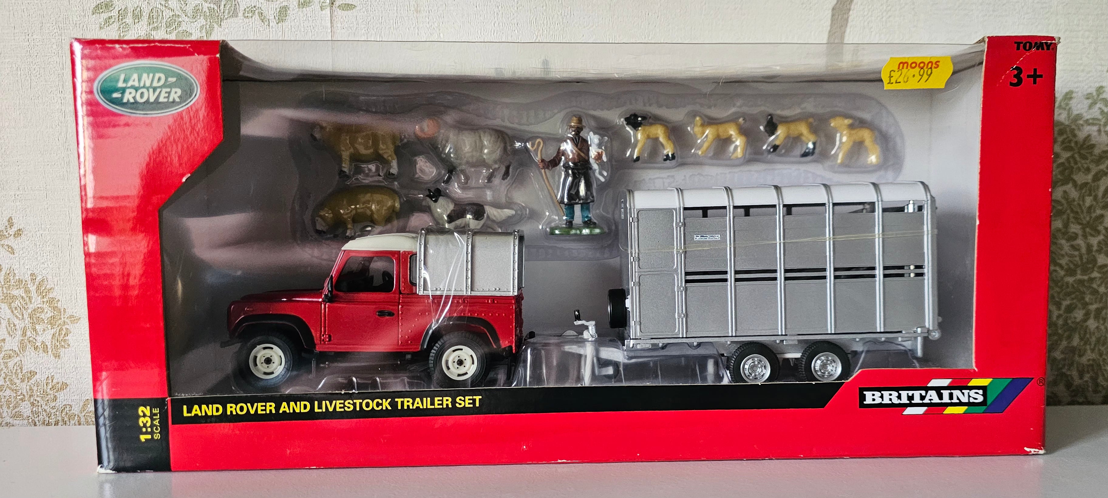 Britains Land Rover & Livestock Trailer Set 43138A1