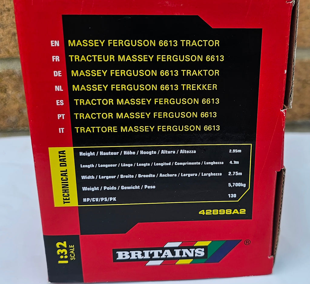 Britains Massey Ferguson 6613 Tractor 42898A2