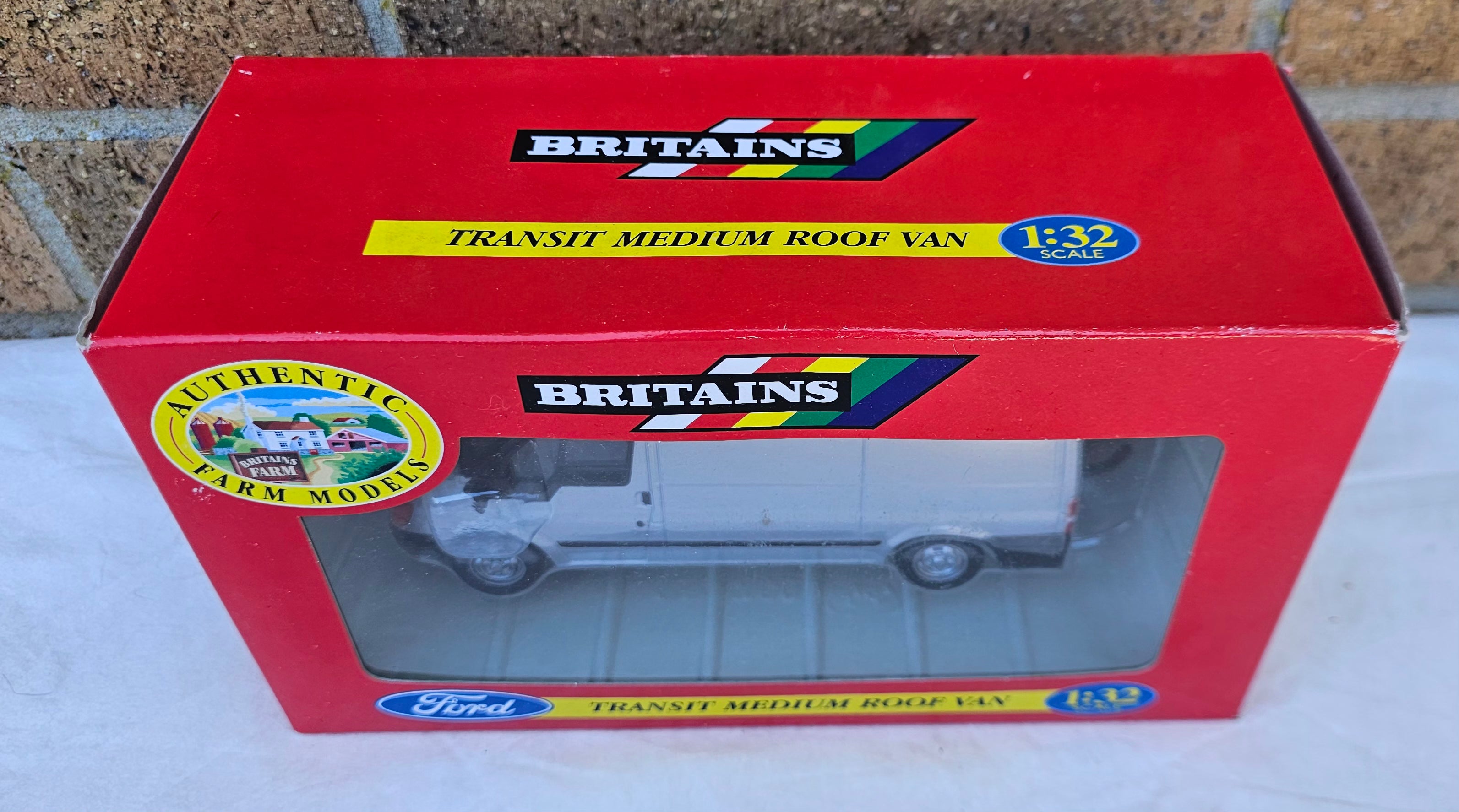 Britains Ford Transit Van Silver 00233B