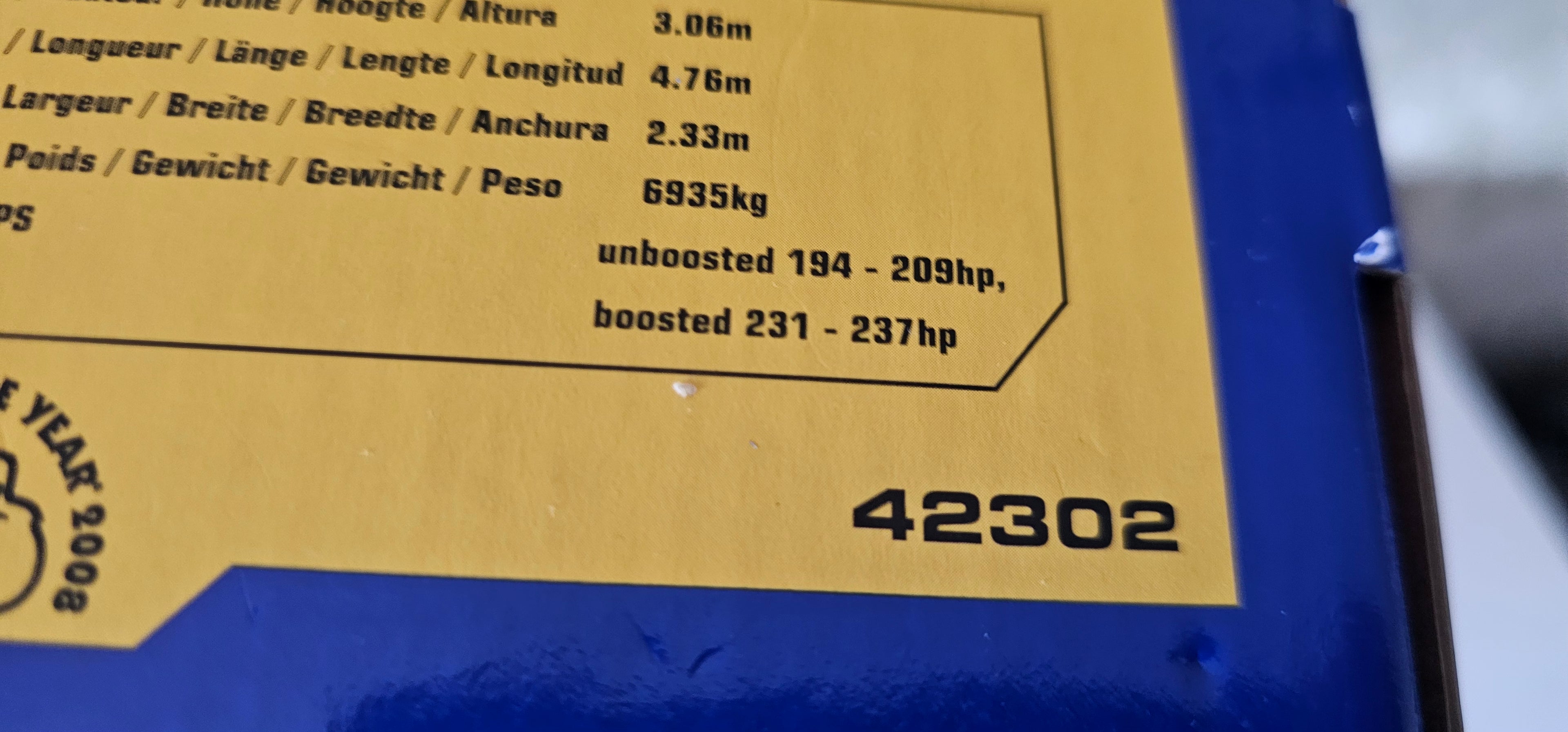 Britains New Holland T7060 Tractor Dealer Box 42302