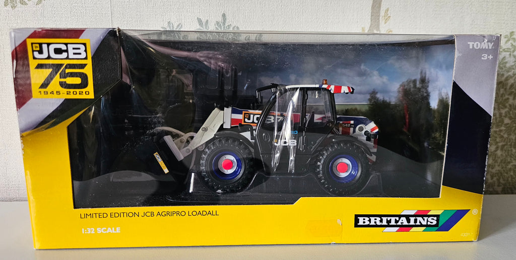 Britains JCB Agripro Loadall Union Jack 43317