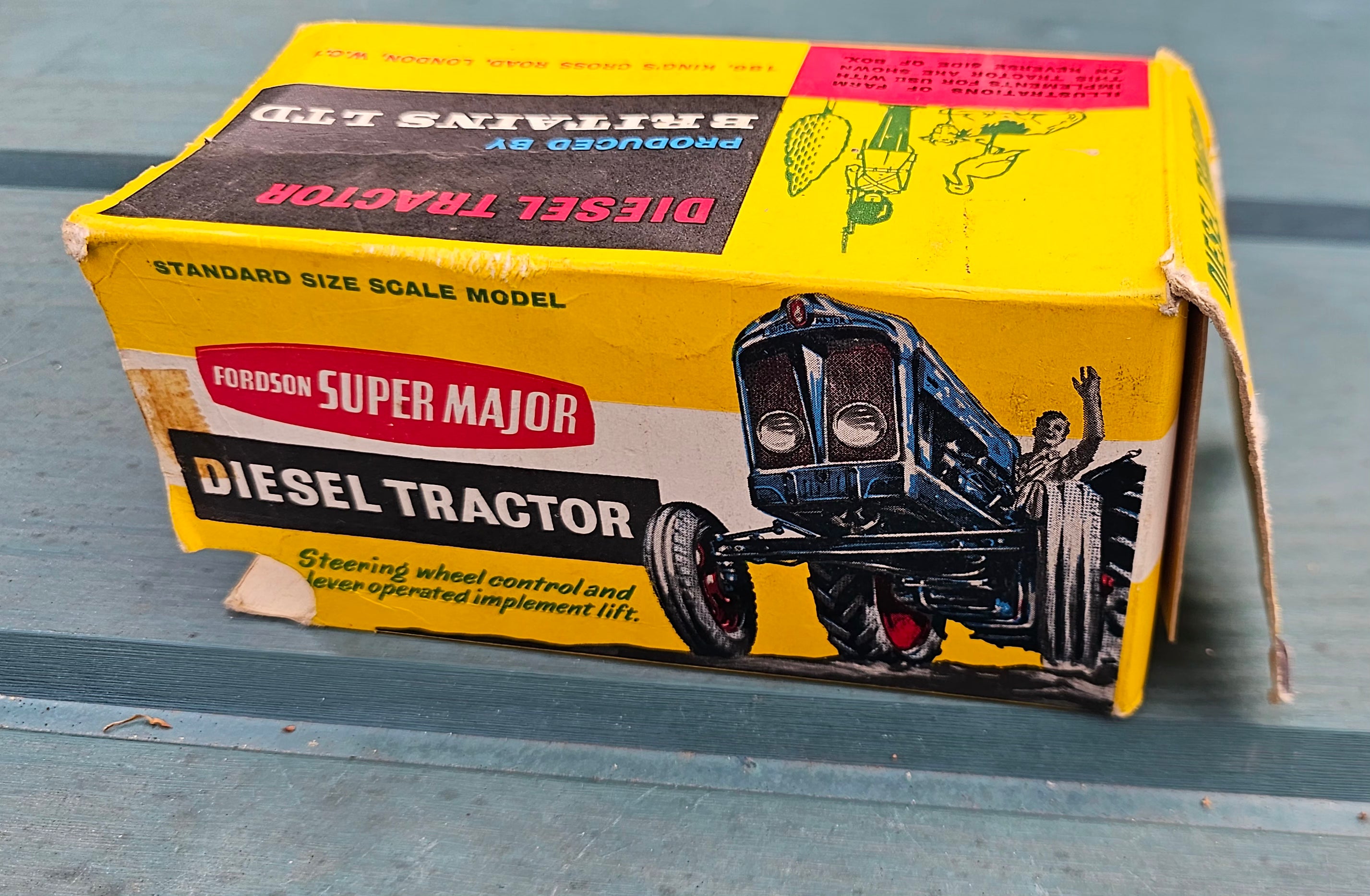 Britains Fordson Major With Spaded Lug Wheels