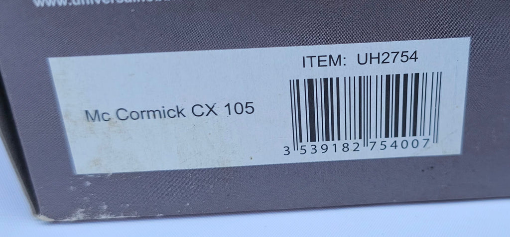 Universal Hobbies McCORMICK CX 105 Tractor Dealer Box UH2754