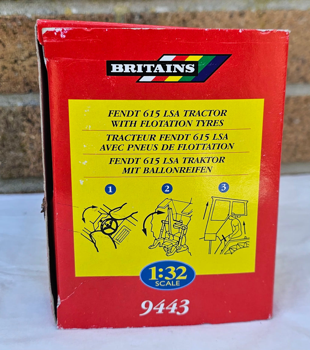 Britains Fendt 615 LSA With Floatation Tyres 9443