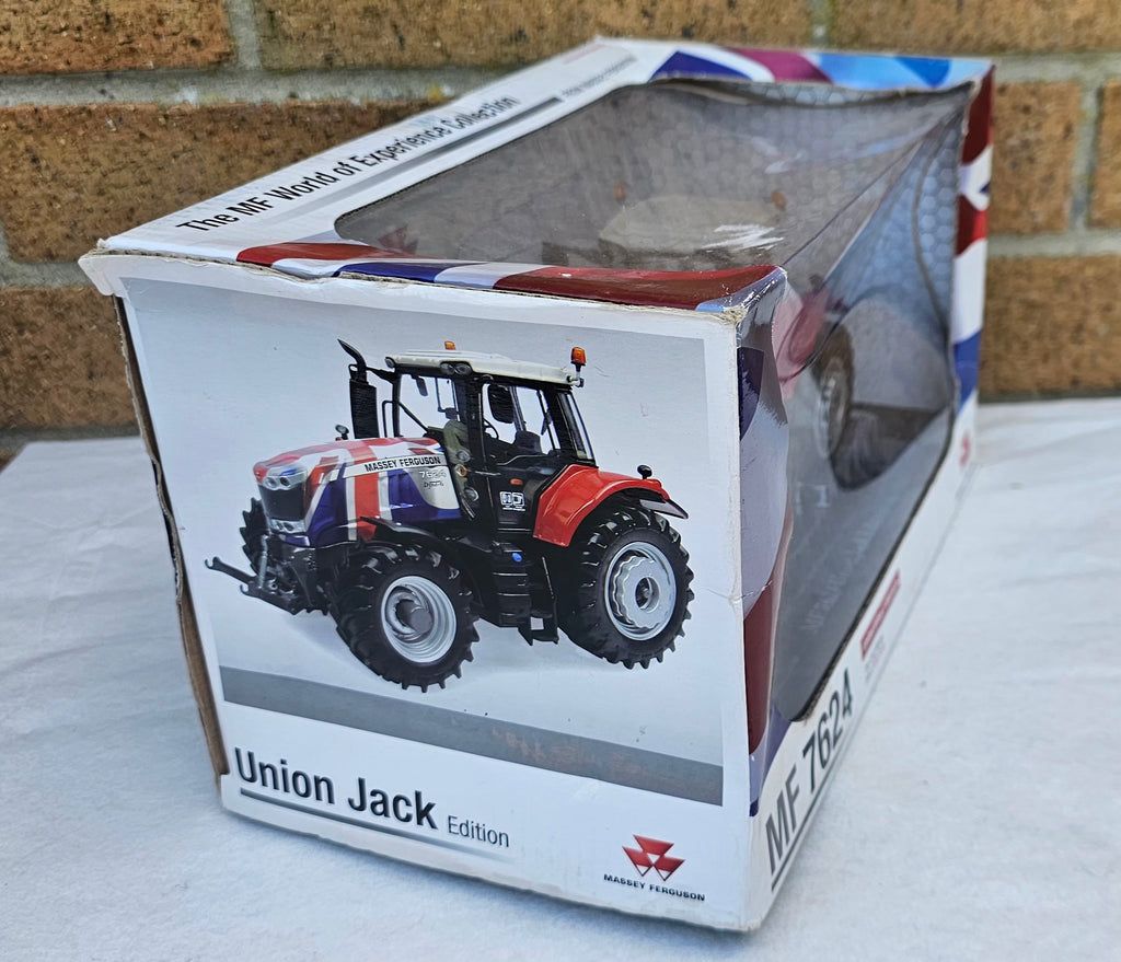 Universal Hobbies Massey Ferguson 7624 Tractor Union Jack UH4264