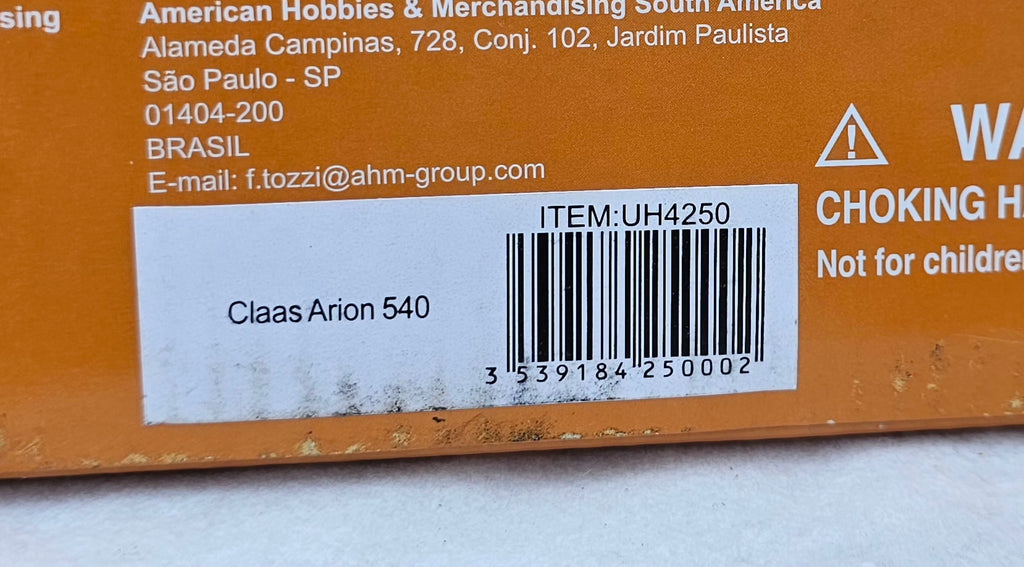 Universal Hobbies Claas Arion 540 Tractor UH4250