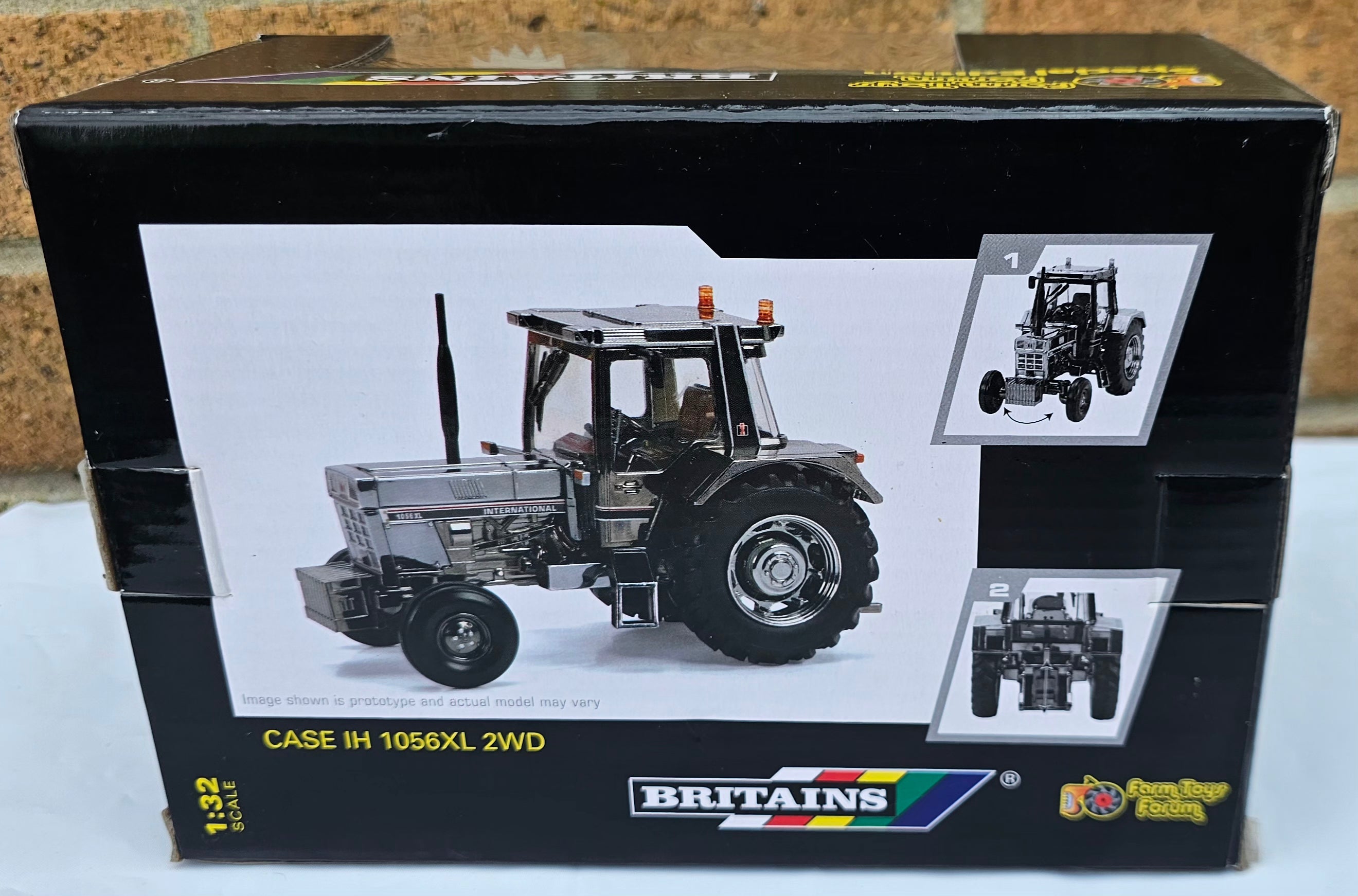 Britains Case IH International 1056XL Tractor 2WD Chrome Farm Toys Forum