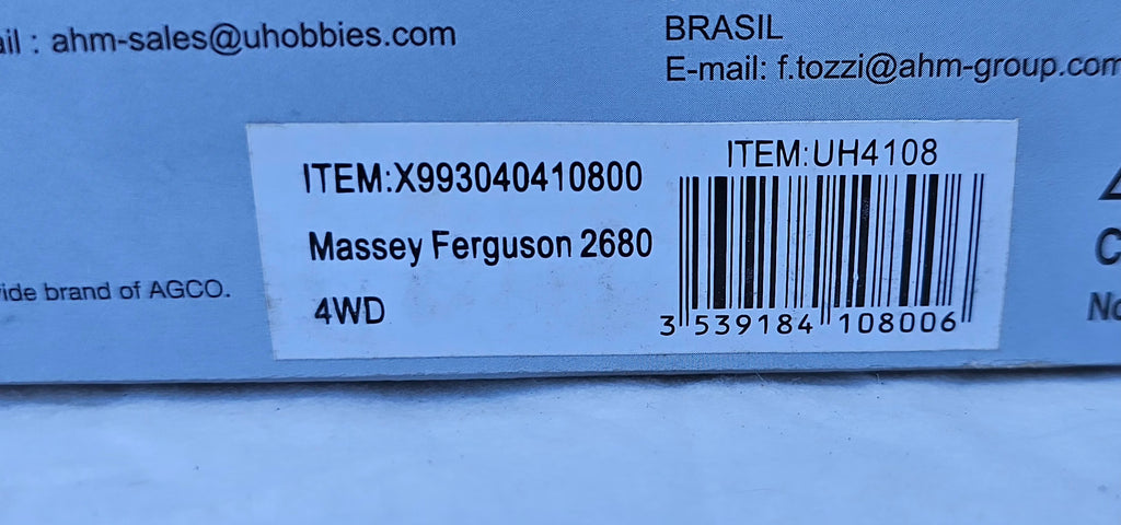 Universal Hobbies Massey Ferguson 2680 Tractor 4WD UH4108